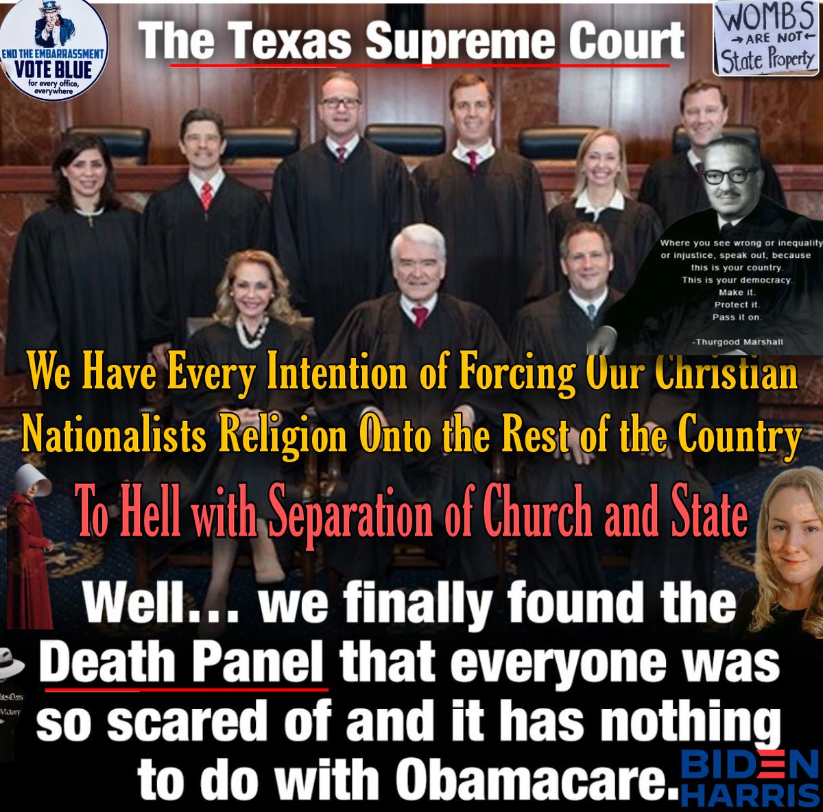 EllaVotes4Dems's tweet photo. The #DeathPanel's are here & you can find them in republican state Supreme Court's,why you can find them sitting on the Nation's SCOTUS! The Conservative6 along with state GOP legislature's are laser focused on an agenda of oppression &elimination of rights #VoteBlueToSaveAmerica https://t.co/jYeZDKUg2B