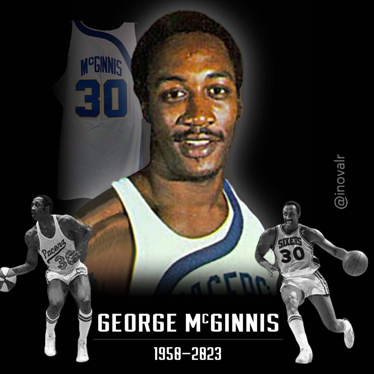 Rest in Peace Big Mac #️⃣3️⃣0️⃣ 😔.
George McGinnis @HOFMcGinnis30 🇺🇸 1950-2023 #DEP #RIP 🙏

#GeorgeWashingtonHS @IndianaMBB @Pacers @sixers @nuggets @NBA @NBAHistory @NBAalumni @Hoophall #ncaa #NBRPA
