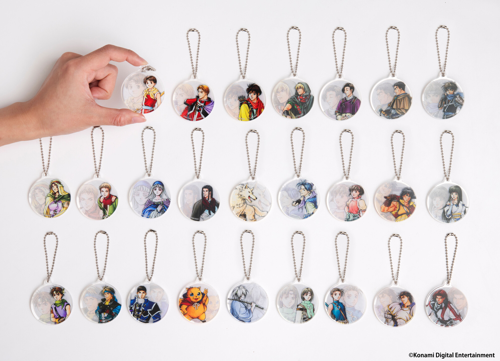 幻想水滸伝 ガシャポン アクリルスタンド (2枚目まで) 29個セット 幻想水滸伝Ⅱ アクリルチャーム Vol.4 | ナムコパークス