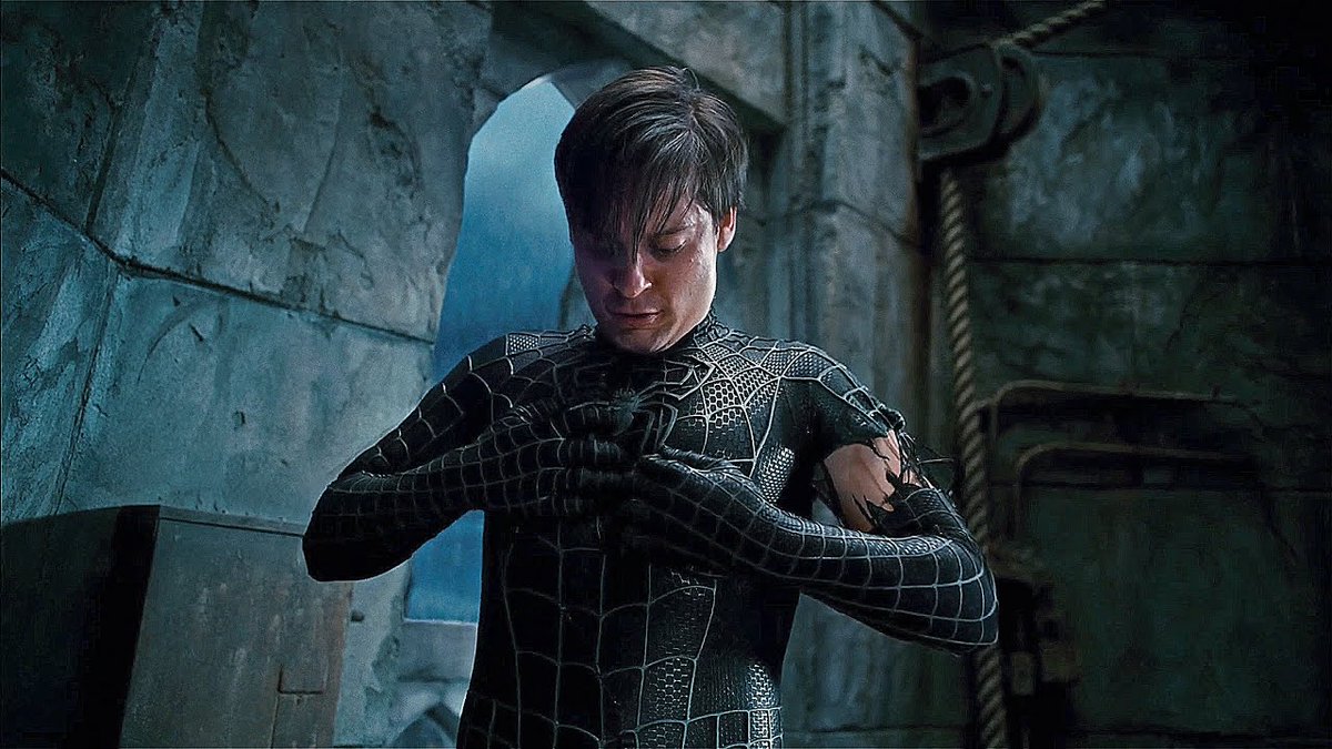 Therealb0y4's tweet image. This scene was amazing😱
#SpiderMan #spiderman2007 #Venom #peterparker #tobrymaguire #viraltwitter #viralphoto