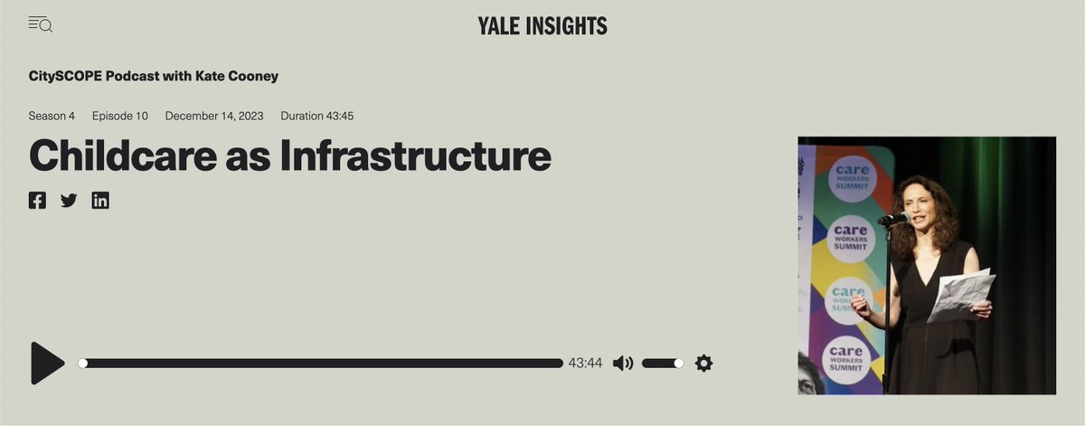 AllOurKin's tweet photo. Our CEO @JessicaSagerAOK joined co-hosts Matthew Archuleta &amp; Payal Saini of the CitySCOPE Podcast to explore the idea of #childcare as essential infrastructure &amp; passing legislation that supports a functioning system.

Listen here: https://t.co/ygqaF9NYYC

@YaleSOM @KateCooney16 https://t.co/wIEJP6cU5y