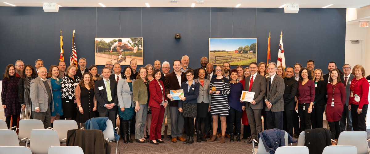 So proud that @montgomeryplans won a 2023 MD Sustainable Growth Award for its great work on the county’s new General Plan, Thrive Montgomery 2050. Planning communities for lasting prosperity and equity is our passion. Thank you @mdDPlanning and Sec. Flora for this great honor!