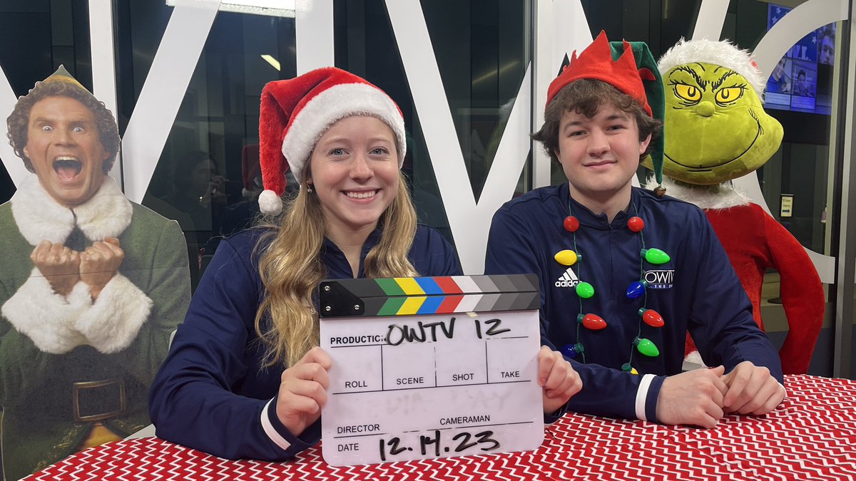 OWTV (@owtvatow) on Twitter photo Happy Holidays from OWTV! Our last episode of the semester just dropped! 🎥 🎄Link in the bio for all the holiday goodness! <a href="/OlatheWestOwls/">Olathe West High</a> <a href="/OWNovacekOWLS/">Jay Novacek</a> <a href="/ADButlerOW/">ADButlerOW</a> @OlatheCTE Happy Holidays from OWTV! Our last episode of the semester just dropped! 🎥 🎄Link in the bio for all the holiday goodness! <a href="/OlatheWestOwls/">Olathe West High</a> <a href="/OWNovacekOWLS/">Jay Novacek</a> <a href="/ADButlerOW/">ADButlerOW</a> @OlatheCTE