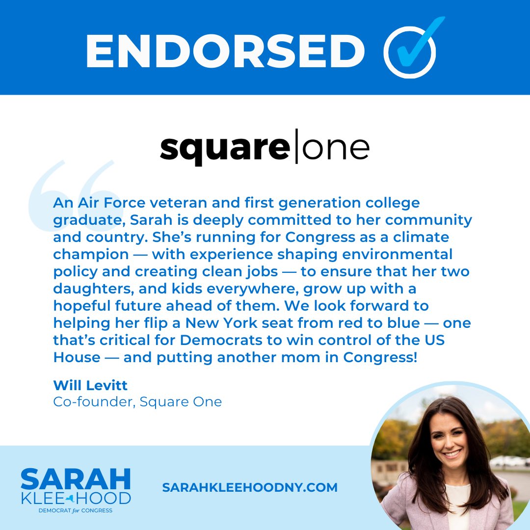 #TeamSKH couldn’t be prouder to announce that we have been endorsed by Square One Politics! @sqonepolitics aims to amplify underrepresented voices – women, people of color, and the LGBTQ+ community – running for office in order to help spark transformative change in our gov.