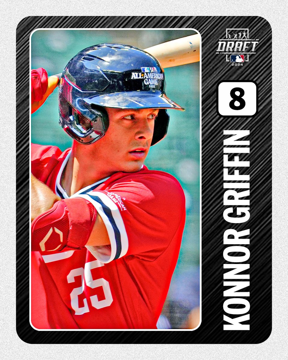 6-foot-4 outfielder Konnor Griffin out of Jackson Prep is the top-ranked high school Draft prospect for 2024: atmlb.com/46T9iTW