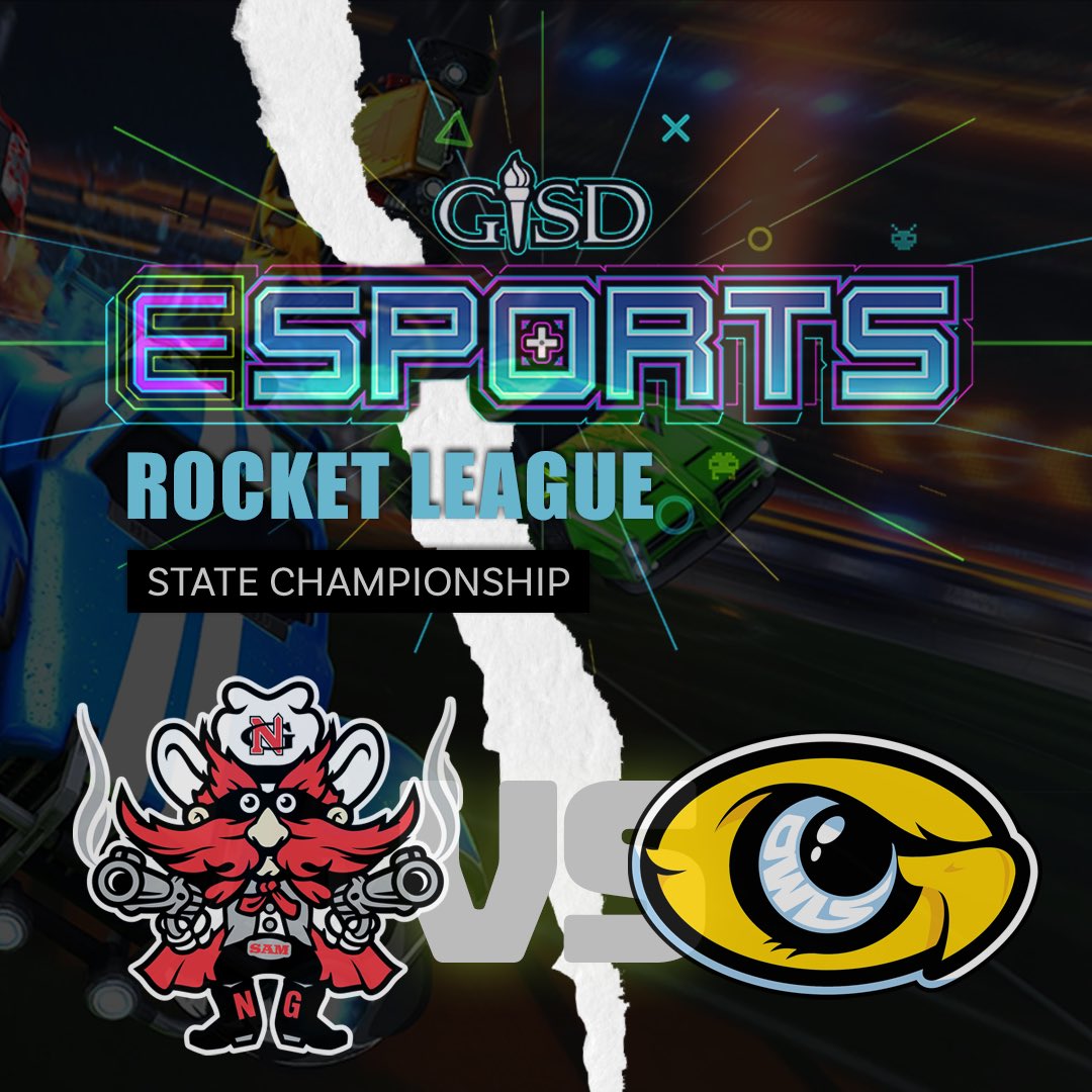 Garland ISD (@gisdnews) on Twitter photo TONIGHT - <a href="/NGHS_Raiders/">North Garland HS</a> will face off against <a href="/GHS_Owls/">Garland High School</a> in <a href="/RocketLeague/">Rocket League</a> state championship game! 🎮 Will Garland defend their title or will we have a new state champ? 👀
We’re so proud of our eSports teams for representing GISD in the state championships this week. TONIGHT - <a href="/NGHS_Raiders/">North Garland HS</a> will face off against <a href="/GHS_Owls/">Garland High School</a> in <a href="/RocketLeague/">Rocket League</a> state championship game! 🎮 Will Garland defend their title or will we have a new state champ? 👀
We’re so proud of our eSports teams for representing GISD in the state championships this week.