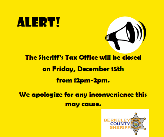 Berkeley County Sheriff's Department tweet media