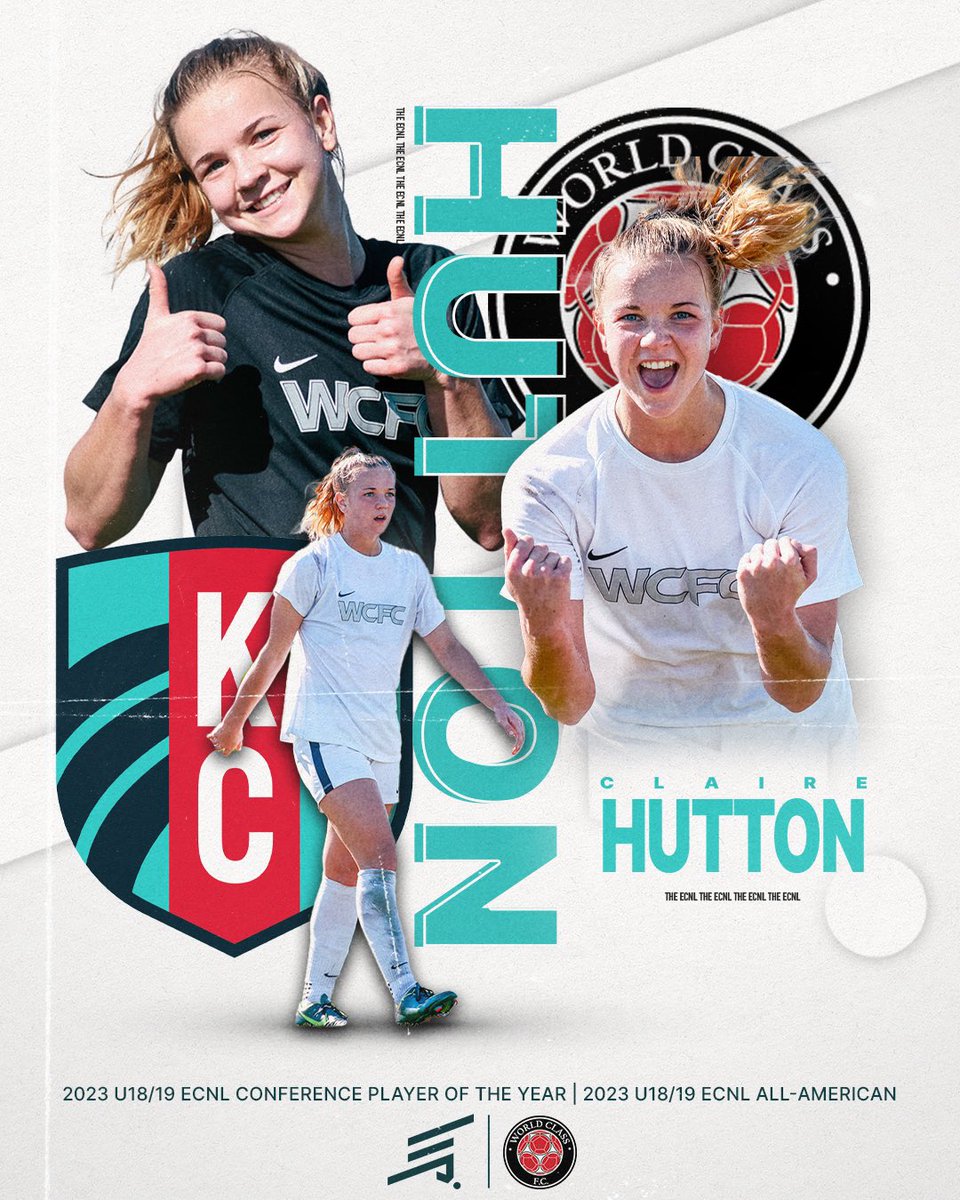 Another ECNL star is Kansas City bound! Congratulations to World Class FC’s (@WorldClassFC1) Claire Hutton on signing with the Kansas City Current!