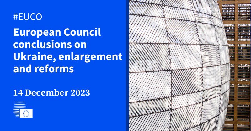 ❗️Adopted European Council conclusions on #Ukraine, #Moldova, #Georgia, and the Western Balkans👇 #EUCO europa.eu/!h4hnfx