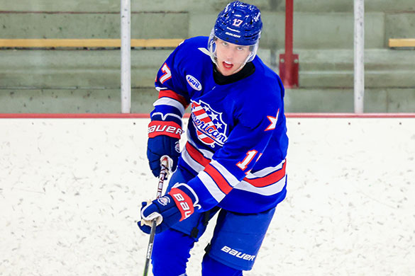 NAHLHockey's tweet photo. #NAHL Commitment Alert: @JrAmerksNAHL forward J.J. Lemieux has committed to play NCAA Division III hockey for @Bowdoinmih https://t.co/1Dj0yns2AO https://t.co/ljCSktyu2V
