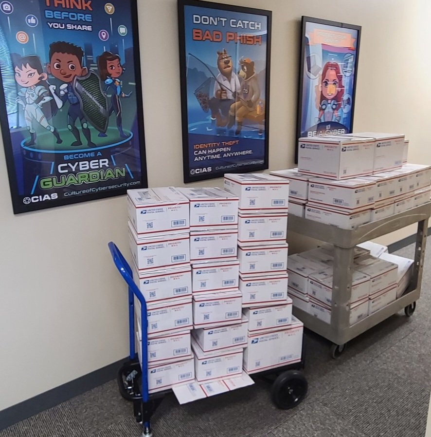 Our last shipment of the year has gone out! We can't wait to see how our K12 Cyber Journey program continues to grow next year.