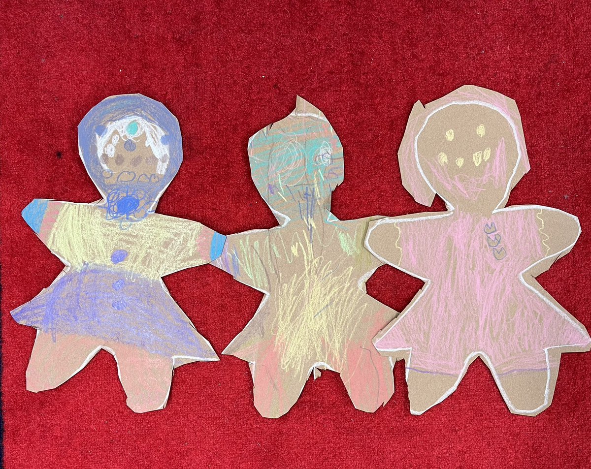Pre K students have been learning about the Gingerbread man. The other day they designed their own gingerbread cookies! Each and everyone so unique like them ❤️ @frps_Doran @FRPSFinePerArts