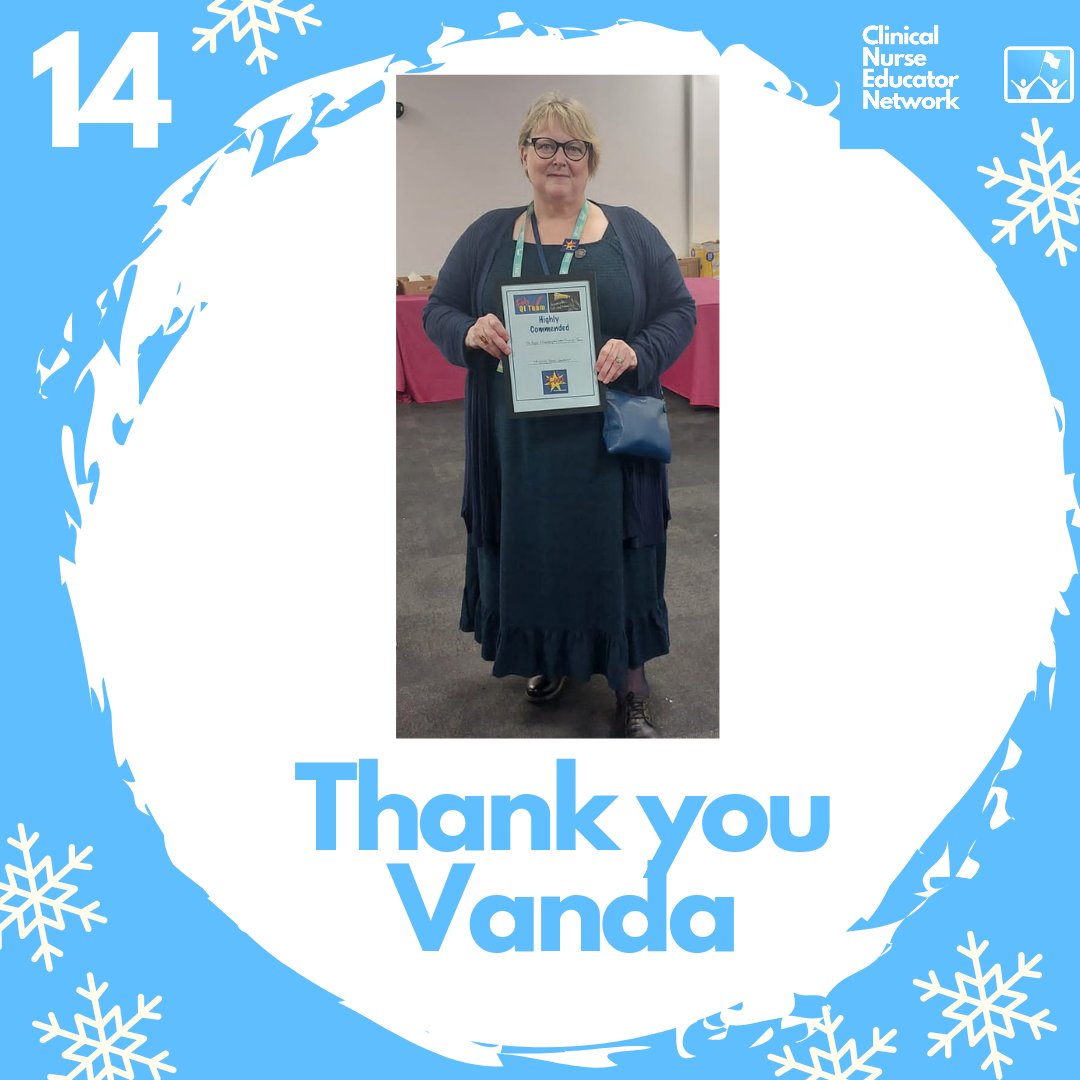 ❄️ Thankful for the support of CNE Network secretary @VandaCa16661543 ❄️ Vanda offers vital support to our network as the general secretary. We're really proud of being commended at the @FabNHSStuff awards 2033! We are grateful for your commitment to @CNENetworkUK 💙