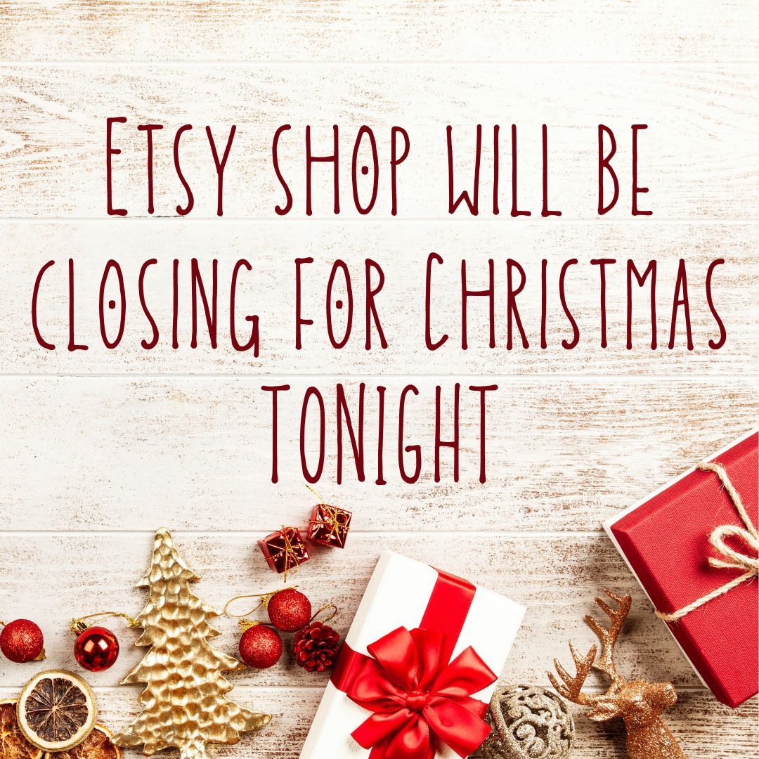 Don't forget! My #Etsy shop will be closing for a  small Christmas break tonight (14th Dec).  Last chance to shop (but no guarantees of arriving for Christmas!!!)
byvhari.etsy.com
#FestiveBreak #ScottishCraftHour