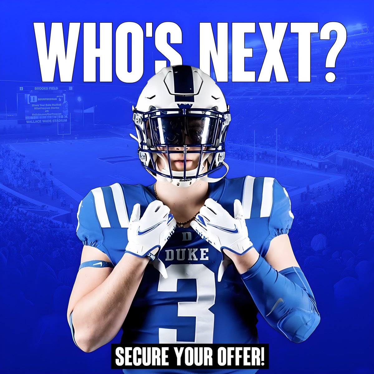 🚨 Who’s NEXT⁉️ #OFFERSZN ⭕️

🔵⚫️🔵⚫️🔵⚫️🔵⚫️🔵⚫️🔵⚫️

Football Program 𝗢𝗡 𝗧𝗛𝗘 𝗛𝗨𝗡𝗧 to evaluate &amp; OFFER available prospects! ✍️

▪️ 2024s, 2025s, 2026s 👀

Reach 𝗘𝗩𝗘𝗥𝗬 Program 👉 buff.ly/3oylq6G 

⬇️ DROP YOUR FILM &amp; RETWEET 🔁