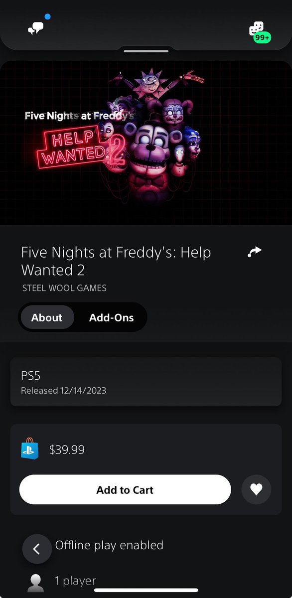 Five Nights at Freddy's: Help Wanted 2 PS5 — buy online and track