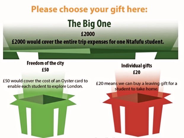 sharedifference's tweet image. BOTH CHRISTMAS APPEAL 🧡 Can you help ? Pick a gift and tap the link to help us give these students an enriching and educational experience in February 2024! 

justgiving.com/page/linda-qui…