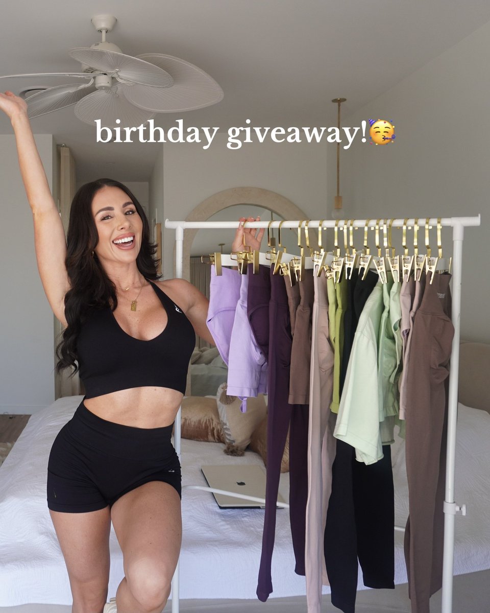 It’s my BIRTHDAYYYYY! 🎂🥳 This year to celebrate, I’m giving all my loyal followers the chance to WIN 1 of 7 $100 @ryderwear Gift Vouchers !! A $700 Giveaway to celebrate 7 years working with my fave activewear brand ❤️ Be in the draw >> instagram.com/p/C02Nl7sByF8/…