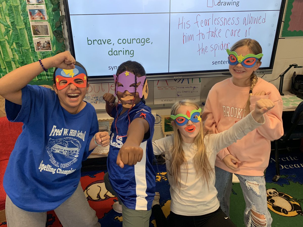 MrJacksonsWorld's tweet photo. To kick off our next unit called “Heroic Feats,” we discussed the question “what makes someone a hero?” then compared everyday heroes with larger than life heroes. We then created our own “larger than life” hero identities and wrote our superhero origin stories. https://t.co/sRSMNaBwuF