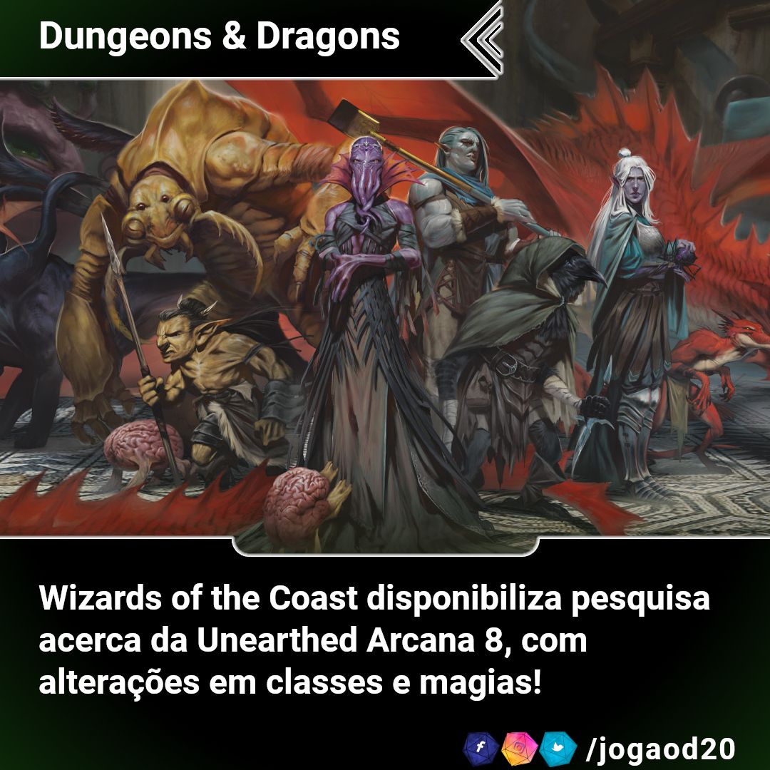 Arquivo de Unearthed Arcana Tradução - Joga o D20