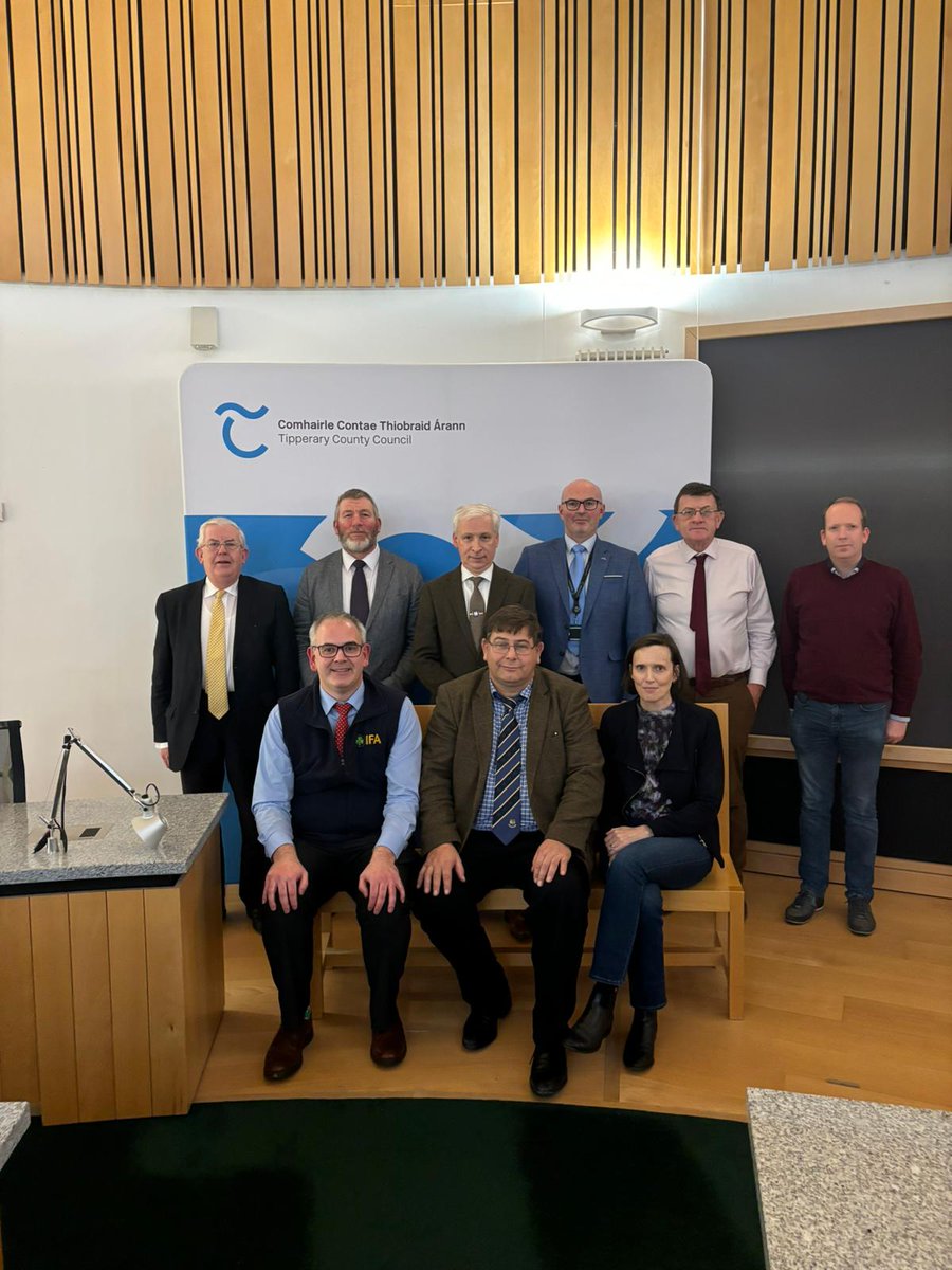 Tipperary IFA had a very constructive meeting with the management team @TipperaryCoCo in Nenagh. Topics included CoCo farm inspections, Ash dieback, sheep worrying, Climate Action plan, water quality & greenways.
