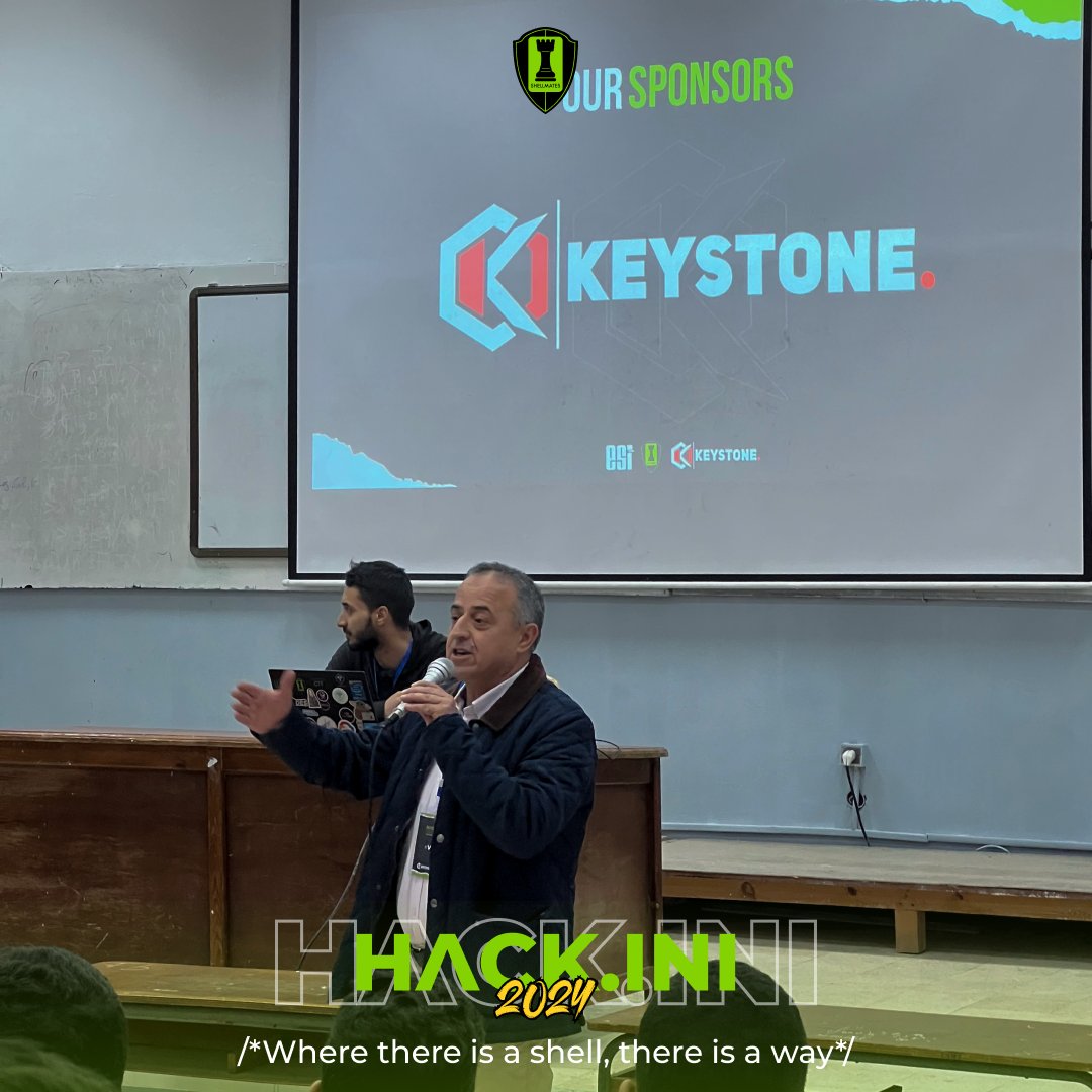 shellmates's tweet image. It's time to get this party started! 🎉 

Our event is officially underway and we're ready to rock and roll! Lets make an unforgettable experience HACK.INI 12ed !! 

#Shellmates{#EventTime #CheckinDone #LetsGetStarted #HackINI #CTF #CyberSecurity}