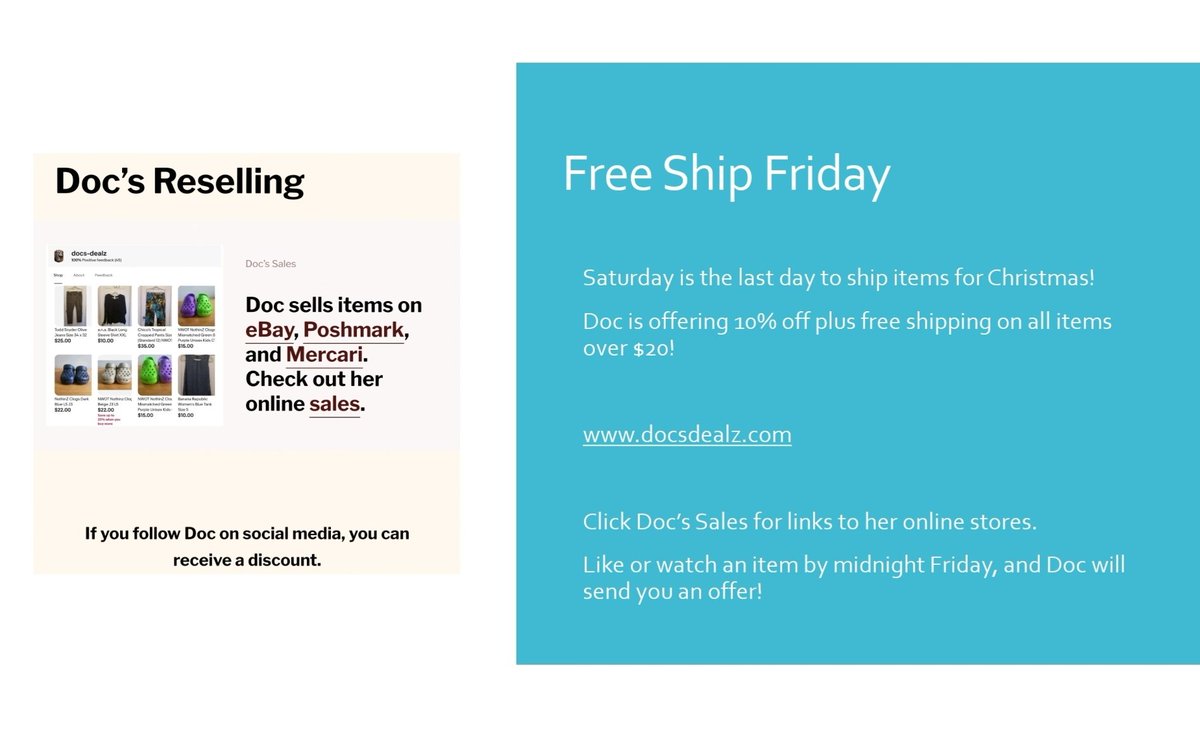 Free Ship Friday! 

#freeshipping #ebayseller #poshmarkseller #poshmarkambassador #mercariseller