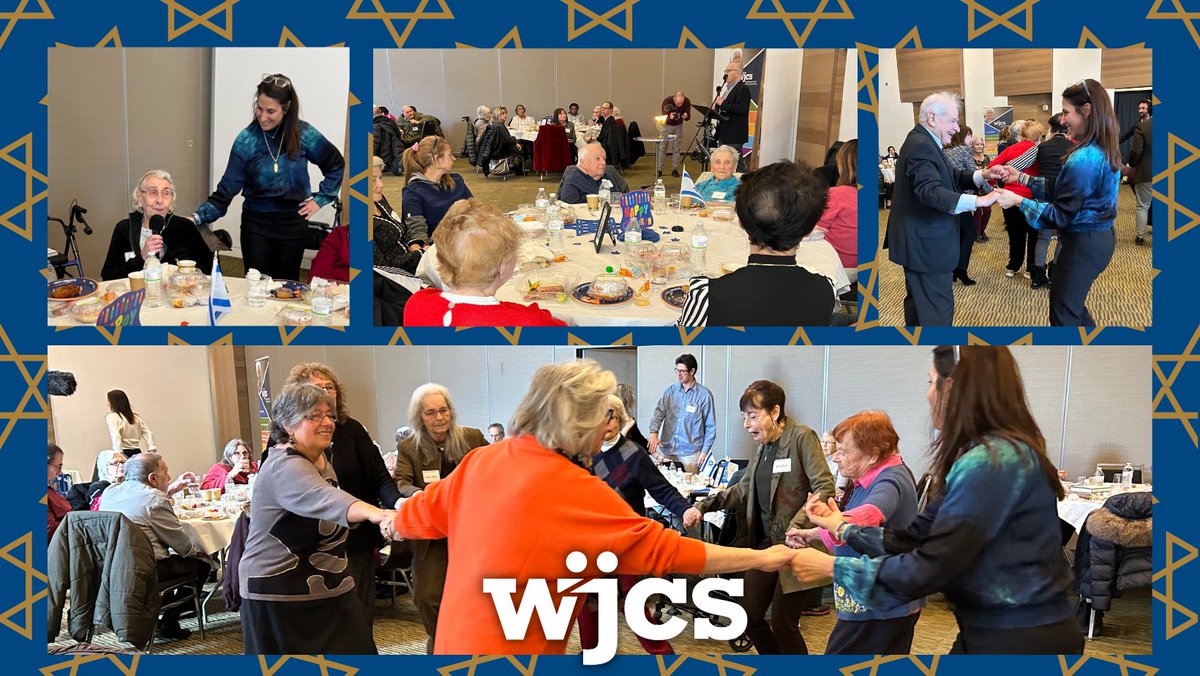 Today, WJCS gathered with #Holocaustsurvivors & their families for a #Hanukkah celebration at @wrtemple! Thanks to NYS Senator @ShelleyBMayer & NYS Assemblyman @BurdickAD93, and to our partners @UJAFedNY & @ClaimsCon for joining us to create these momentous occasions.