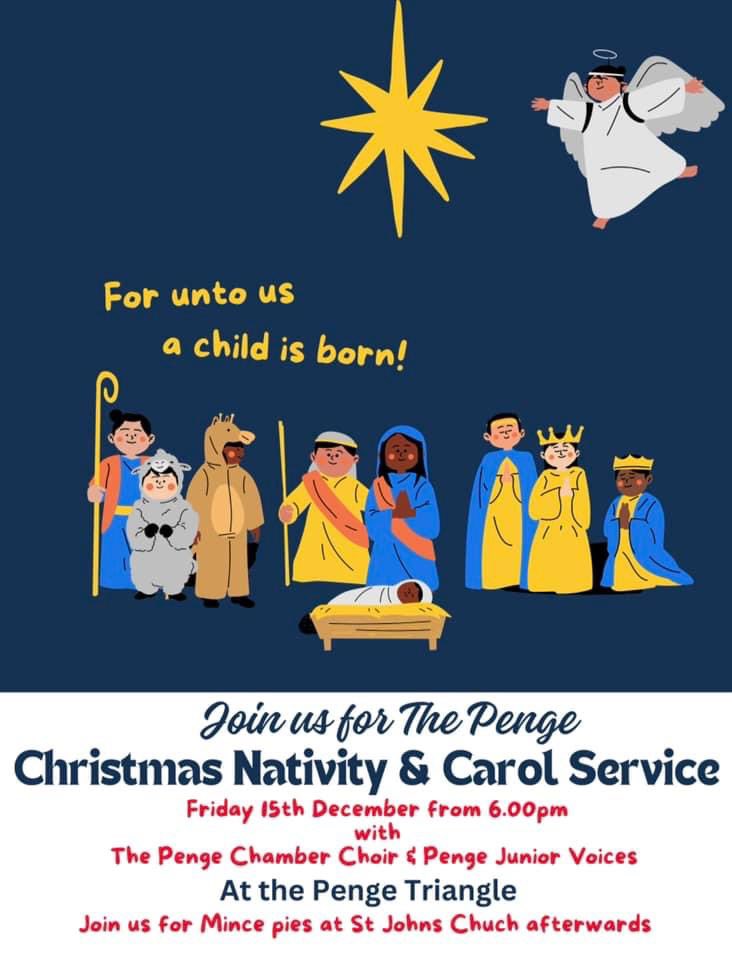 Cllr Kevin Kennedy-Brooks (@kkennedybrooks) on Twitter photo We really hope you can join us for The Penge Nativity Carols
<a href="/Kathy_bance/">Cllr Kathy Bance MBE</a> <a href="/simon_jeal/">Simon Jeal</a> <a href="/Maur1975/">Maureen Kennedy-Brooks</a> <a href="/knights_millie/">Millie Knights 🇺🇦</a> <a href="/thepengetourist/">Penge Tourist Board</a> <a href="/designerdrapes2/">designerdrapes</a> <a href="/SE20Penge/">Penge SE20</a> <a href="/propertyworld26/">propertyworld</a> <a href="/BridgehouseSE20/">The Bridge House Pub SE20</a> <a href="/GoldsmithsPenge/">Goldsmiths Arms</a> <a href="/SolitaireJewell/">Solitaire Jewellers</a> @TwangGuitars <a href="/HKPENGE/">Himalayan kitchen</a> <a href="/catoralexandra/">Friends of Cator and Alexandra</a> <a href="/GreenGymPenge/">Penge Green Gym 🍃💚🍃</a> We really hope you can join us for The Penge Nativity Carols
<a href="/Kathy_bance/">Cllr Kathy Bance MBE</a> <a href="/simon_jeal/">Simon Jeal</a> <a href="/Maur1975/">Maureen Kennedy-Brooks</a> <a href="/knights_millie/">Millie Knights 🇺🇦</a> <a href="/thepengetourist/">Penge Tourist Board</a> <a href="/designerdrapes2/">designerdrapes</a> <a href="/SE20Penge/">Penge SE20</a> <a href="/propertyworld26/">propertyworld</a> <a href="/BridgehouseSE20/">The Bridge House Pub SE20</a> <a href="/GoldsmithsPenge/">Goldsmiths Arms</a> <a href="/SolitaireJewell/">Solitaire Jewellers</a> @TwangGuitars <a href="/HKPENGE/">Himalayan kitchen</a> <a href="/catoralexandra/">Friends of Cator and Alexandra</a> <a href="/GreenGymPenge/">Penge Green Gym 🍃💚🍃</a>