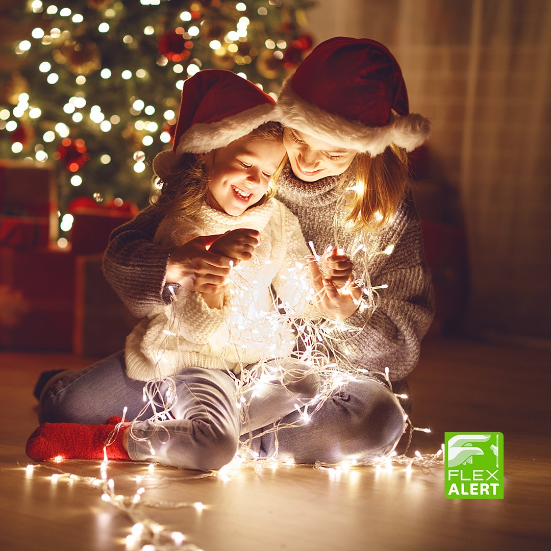 Save energy this holiday season by switching off ambient lights. No need to keep both your tree lights and house lights on too. Adjust indoor lighting to compliment your festive decorations.