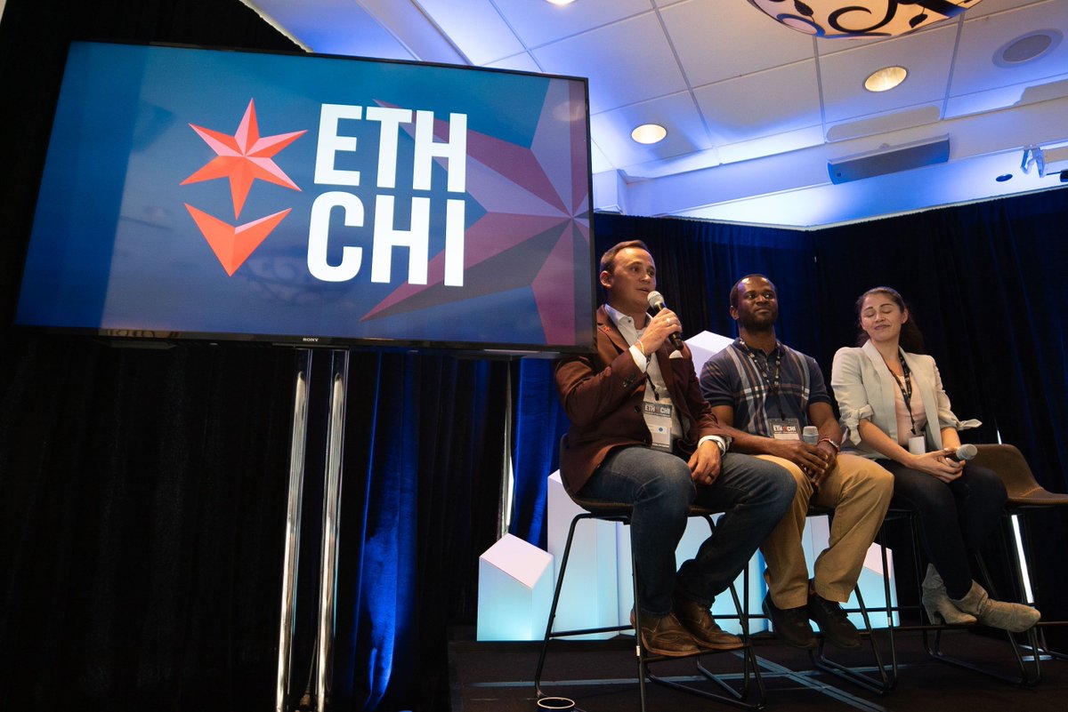 🔍 Explore a diverse spectrum of expertise at #ETHChicago! 
🚀 Explore:

🌐 Blockchain Fundamentals
💻 Smart Contract Development
🛡️ Decentralized Finance (DeFi)
🎨 NFT Ecosystem
🚀 Web3 Innovations

🔗 #CryptoConference #BlockchainEducation