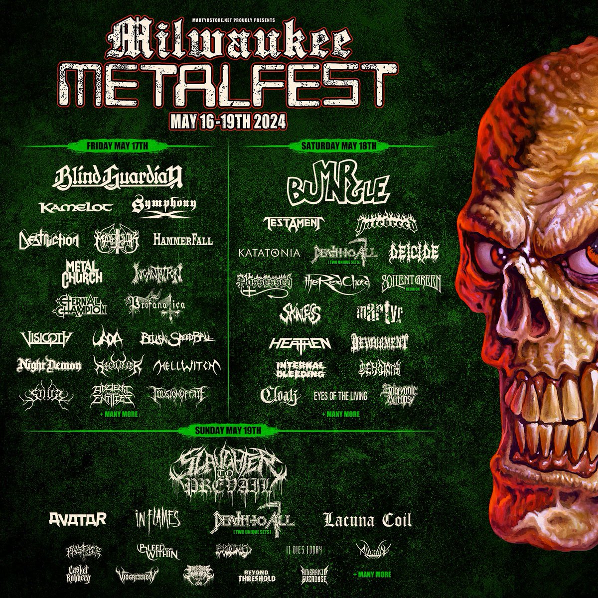 More bands announced for Milwaukee Metal Fest 2024 — get your tickets at therave.com/metalfest We play on the first day!