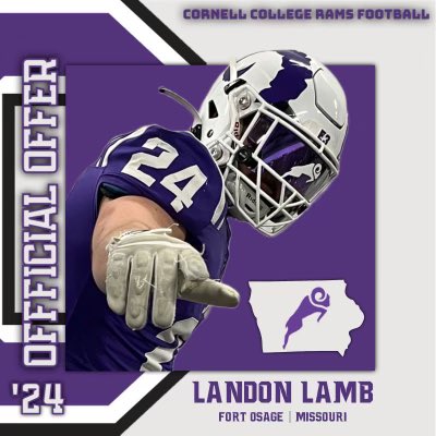 Landon Lamb (@landonlamb8) on Twitter photo After some amazing conversations with <a href="/coachkaltenmark/">Ryan Kaltenmark</a> I am beyond blessed to receive my first offer to play at Cornell College! After some amazing conversations with <a href="/coachkaltenmark/">Ryan Kaltenmark</a> I am beyond blessed to receive my first offer to play at Cornell College!