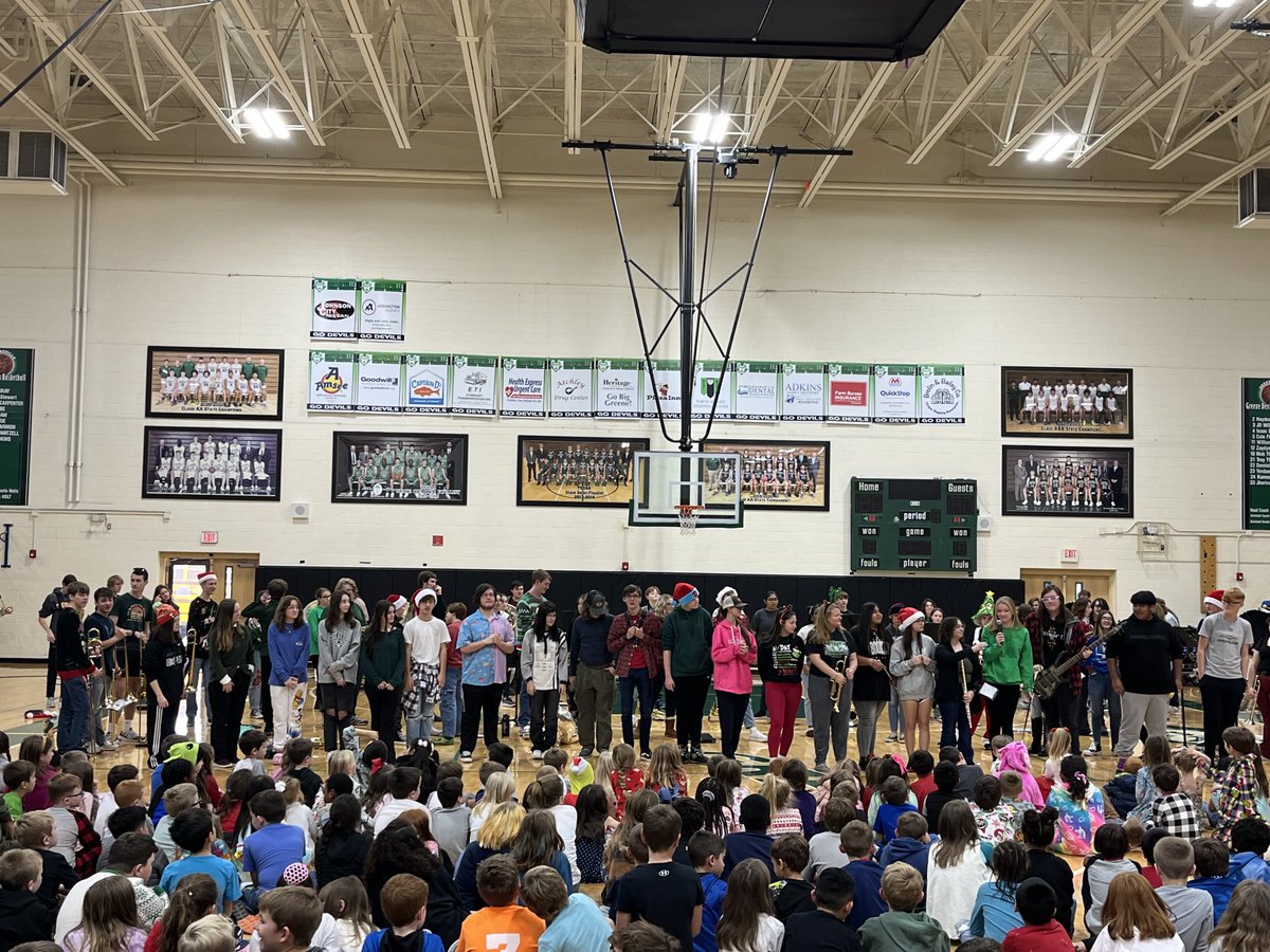 So proud of these former Hal Henard Eagles! They came as members of the GHS Marching Band to share their experiences and wonderful talent! ⁦<a href="/GreenevilleCity/">GCS</a>⁩