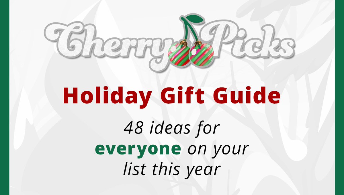 Haven't finished (or started!) your holiday shopping yet? Don't worry, we've got you covered with a #CherryPicked gift guide for ✨everyone✨ on your list. 🍒🎁 See the full list & find out where to buy 🔗: thecherrypicks.com/stories/cherry…