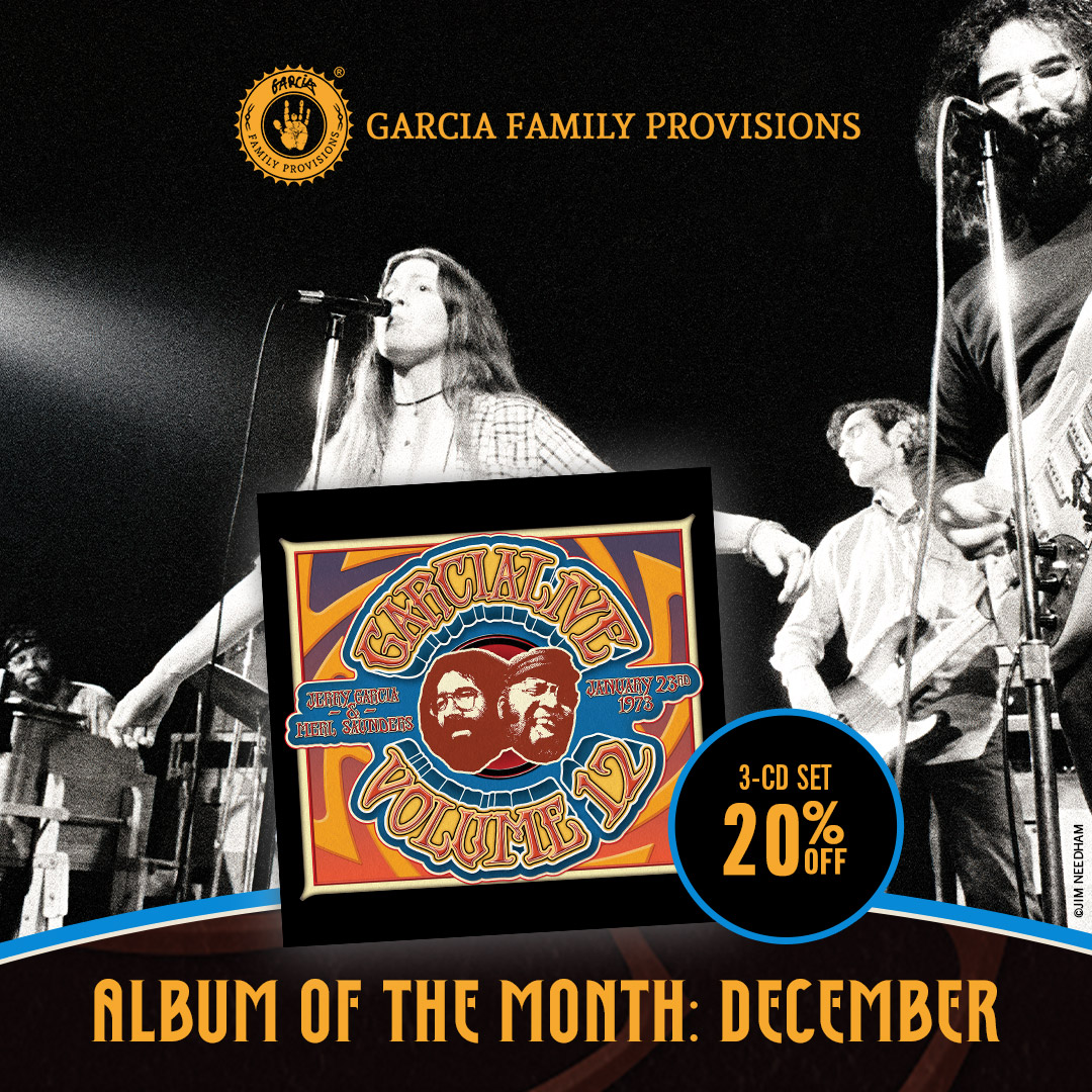 Last call to save 20% on December’s album of the month at Garcia Family Provisions - GarciaLive Volume 12: January 23rd, 1973 The Boarding House. garciafamilyprovisions.com/dept/album-of-…