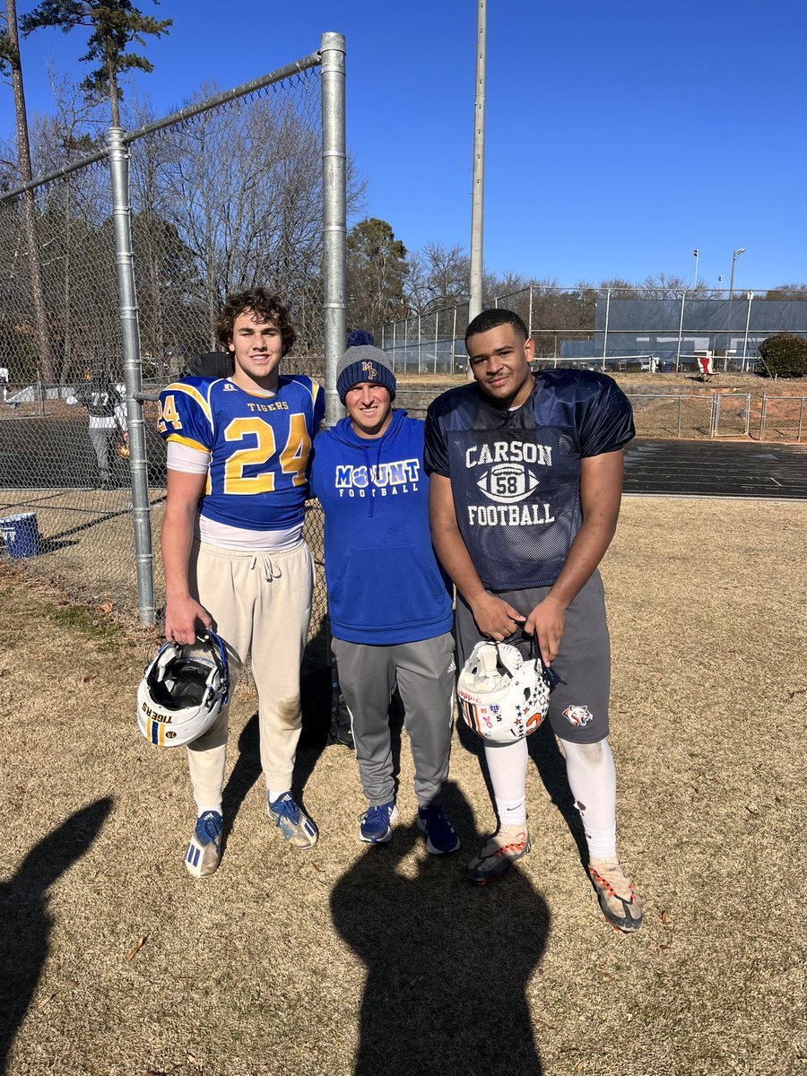 So proud of these two! <a href="/ColtKluttz/">colt kluttz 24</a> <a href="/tristen_McB/">Tristen McBride</a> I can’t wait to watch them play Saturday in the <a href="/NCCoachesAssn/">N.C. Coaches Assn.</a> East/West all star game!#FootballFAMILY