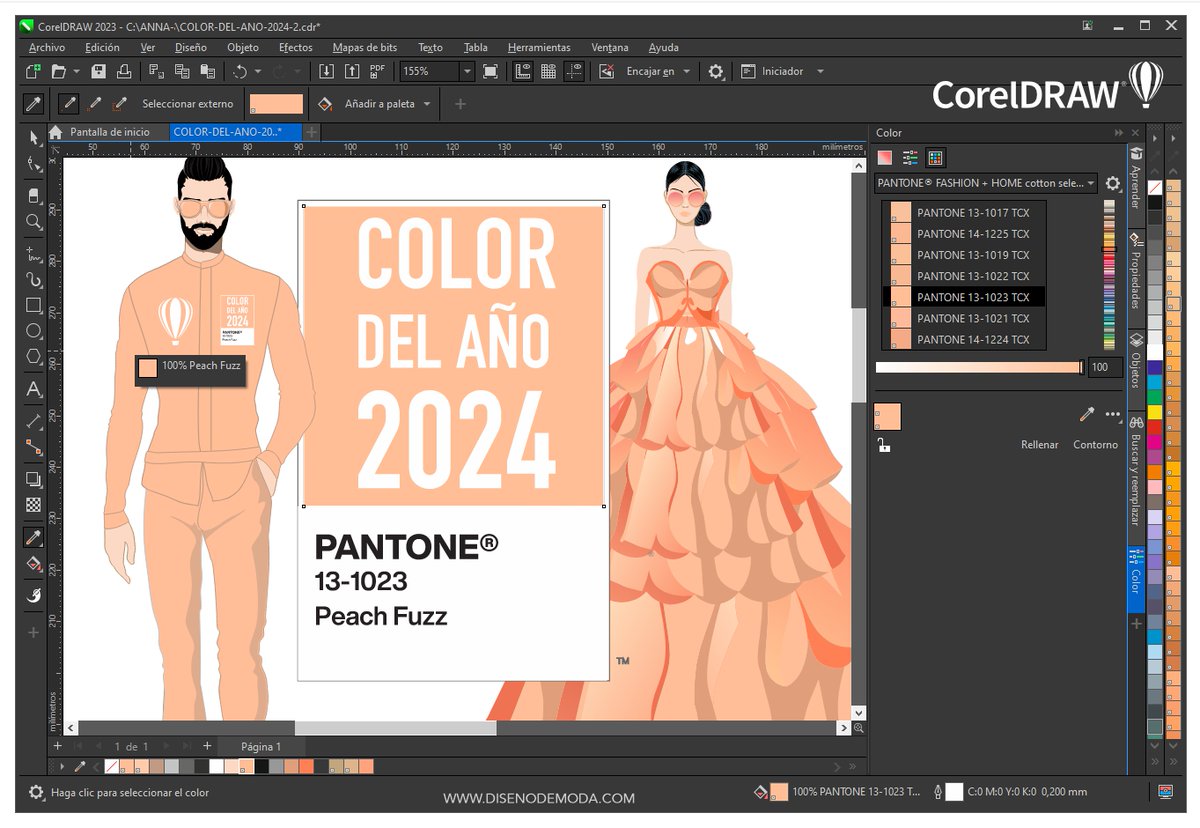 corelclub's tweet image. EL COLOR DEL AÑO 2024 &amp;gt; 
El Pantone Peach Fuzz.
Aprende a utilizar el color del año 2024 el Pantone #peachfuzz  en tus diseños creados con CorelDRAW &amp;gt; corelclub.org/color-2024-pan… #Pantone2024 #diseñodemoda #coreldraw #diseñografico #corel #ColorOfTheYear #vectorial #tendencias #color