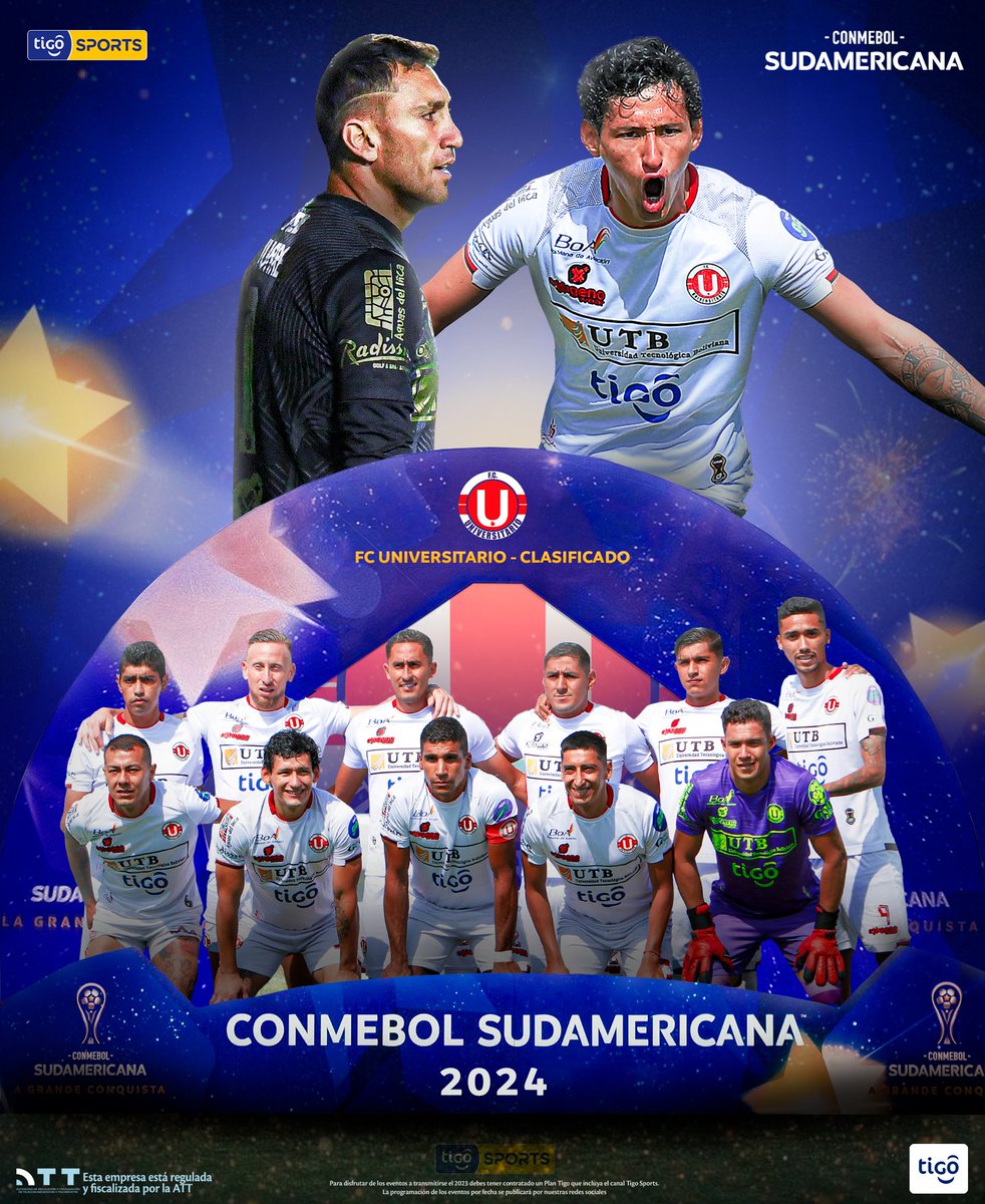 #TigoSportsBolivia 🚨

🌎🏆 ¡Torneo internacional para FC Universitario! Tras conocerse los finalistas de la Copa Tigo se confirmó un cupo en Copa Sudamericana para FC Universitario por su ubicación en la tabla acumulada 👏🏻.

#TSNBO #TSNPrensa