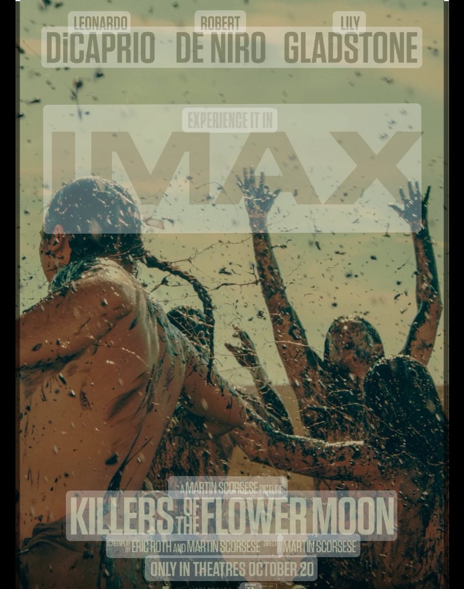 Killers of the Flower Moon was a long, beautifully shot, very depressing film. Feel like I need to watch it again to see how I feel.  Maybe read the book as well &amp; compare.