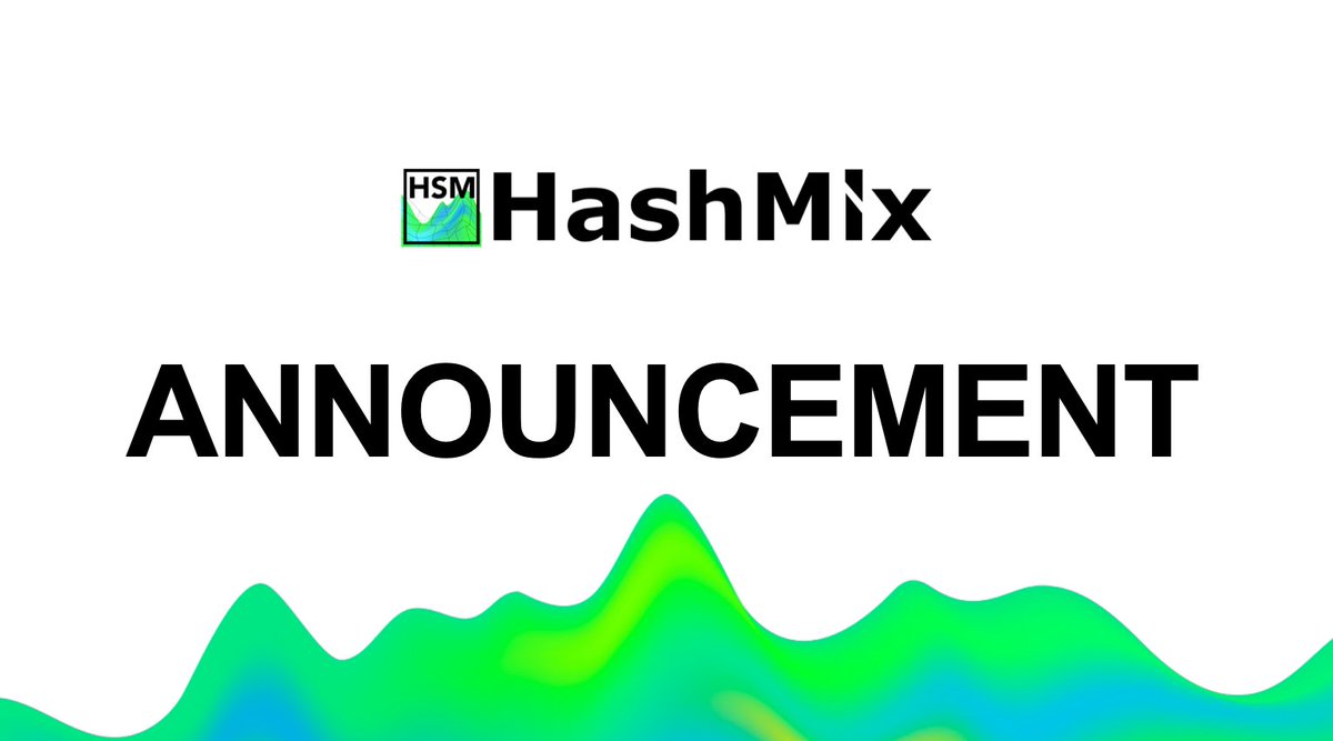 Dear HashMixers, Access to the official HashMix website fvm.hashmix.org has been temporarily suspended due to a system upgrade. The exact recovery time will be announced later. Rest assured that your funds are completely secure with HashMix smart contracts.