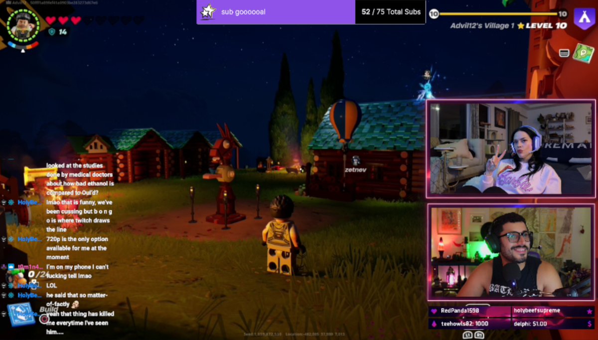 building an illegal settlement in fortnite come hang and chat twitch.tv/advilwastaken