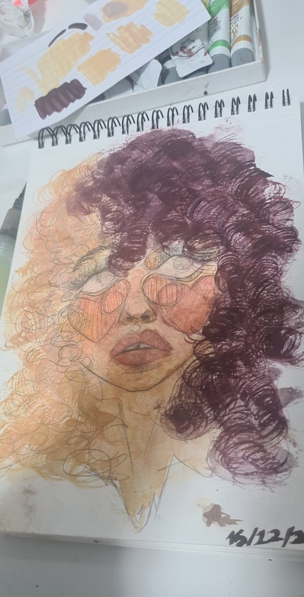 yipeee_idraw's tweet image. Everything went wrong with this one, but i kept going anyway and kinda regret it
I guess the learning process is harder than i expected
(Also, yes! It is Melanie!!)

_🐯_
#Watercolour 
#watercolorpainting