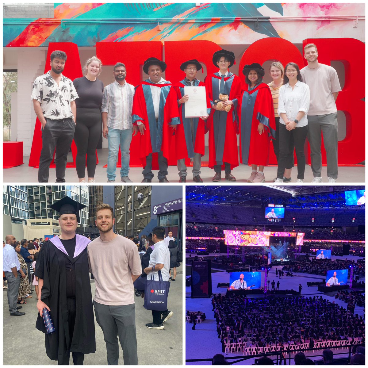 Kyle Bramich (@bramichkyle) on Twitter photo It was a pleasure to celebrate several graduates this week at both <a href="/latrobe/">La Trobe University</a> and <a href="/RMIT/">RMIT University</a>. Congratulations to my brother and two members of the Mathivanan lab, <a href="/Dr_SanjayShahi/">Sanjay Shahi, PhD</a> and <a href="/TaeyoungKang3/">Taeyoung Kang</a> for receiving their Doctorate of Philosophy testamur conferral! It was a pleasure to celebrate several graduates this week at both <a href="/latrobe/">La Trobe University</a> and <a href="/RMIT/">RMIT University</a>. Congratulations to my brother and two members of the Mathivanan lab, <a href="/Dr_SanjayShahi/">Sanjay Shahi, PhD</a> and <a href="/TaeyoungKang3/">Taeyoung Kang</a> for receiving their Doctorate of Philosophy testamur conferral!