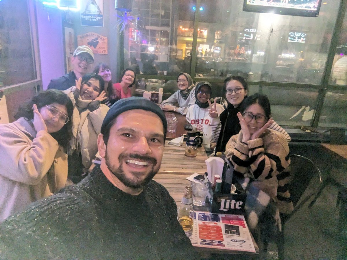 Students from my critical applied linguistics class organized a wonderful get-together to celebrate all the work we've done. I'm grateful for everything they brought to class--honesty, bravery, curiosity, kindness, hard work, and care. What a high!