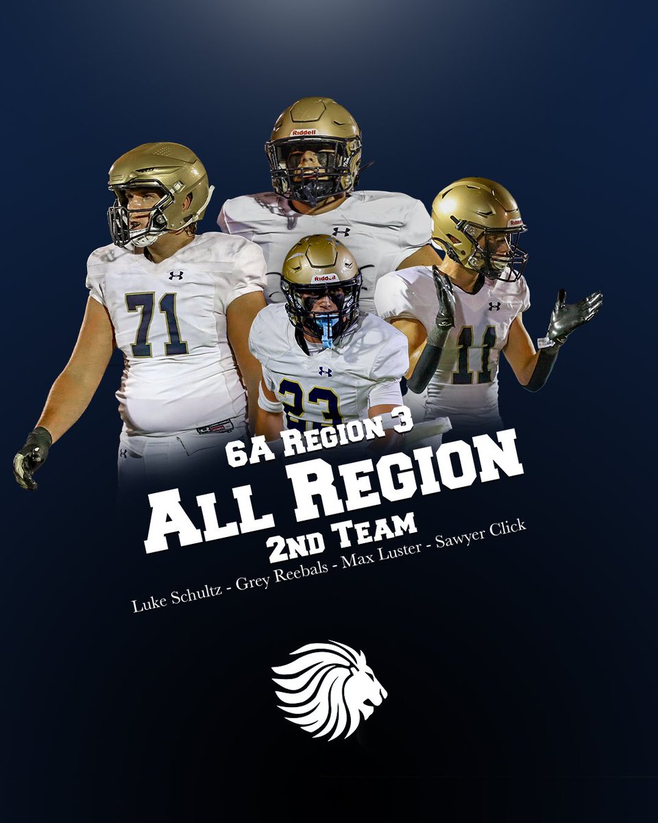 Congratulations to these Lions that earned 2nd team All Region!! #GoLions