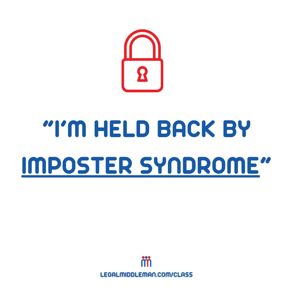 govkidmethod's tweet image. I’m held back by imposter syndrome.

Overcome imposter syndrome in our next LMM Class! Registration closes 12/31: legalmiddleman.com/class

#govkidmethod #govcon #governmentcontract #subcontractor #LMM #legalmiddleman #governmentcontracts #smallbusiness #samgov #samcontracts