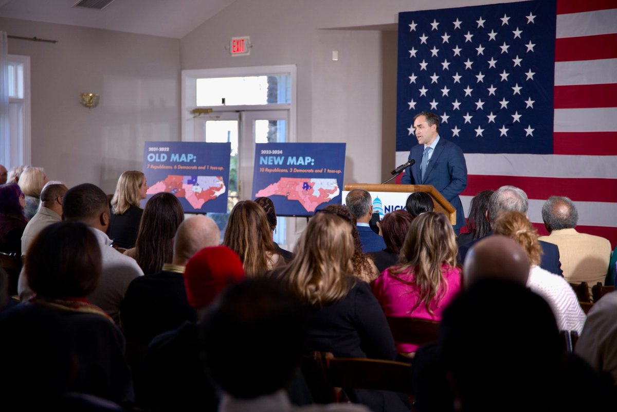 WileyNickel's tweet image. Today, alongside supporters and friends, I announced I won’t be running in 2024. Republicans have forced an extreme gerrymander on our state, and there isn’t a path forward for me in #NC13. But I won’t quit fighting to protect voting rights and return power to the people of NC.