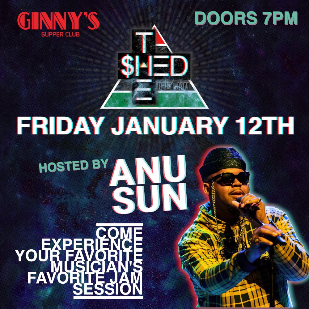 The Shed is known as one of New York City’s top jam sessions with a reputation as a hang for the hottest Jazz and R&amp;B musicians and a launchpad for emerging talent. Early bird tickets are $15 and going fast! eventbrite.com/e/theshed-open…