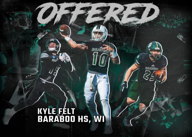Kyle Felt 2024 (@kylefelt2) on Twitter photo Grateful to have received an offer from <a href="/BSUBeaversFB/">Bemidji State Football</a> after a phone call with <a href="/CoachChewy80/">Dylan Chmura</a> Grateful to have received an offer from <a href="/BSUBeaversFB/">Bemidji State Football</a> after a phone call with <a href="/CoachChewy80/">Dylan Chmura</a>